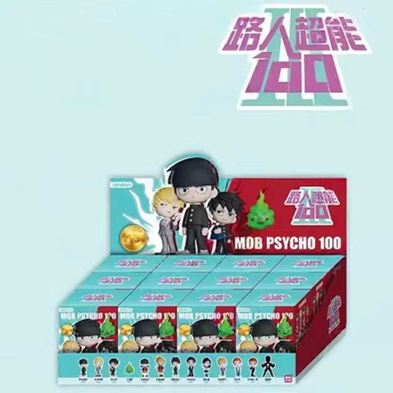 Anime Action Figure Blind Box - Figur Mini Cottontail Mob Psycho 100,