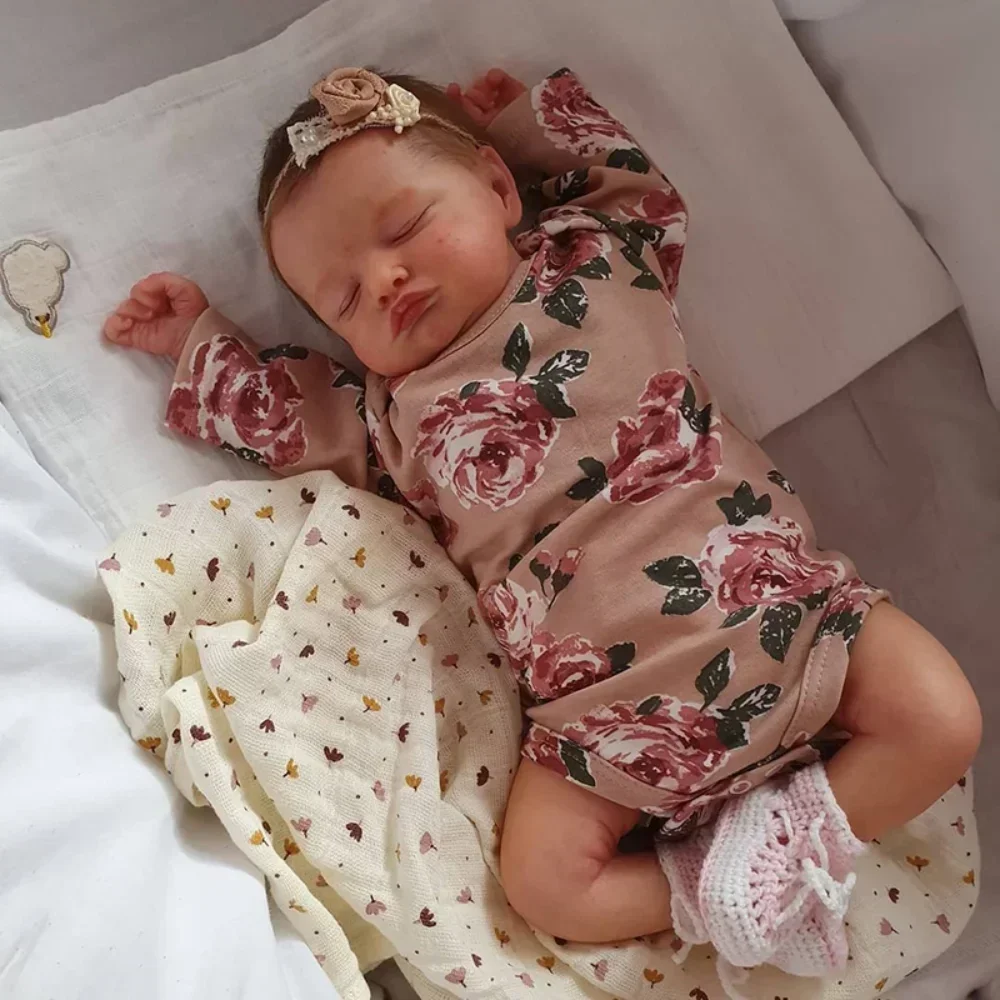 Reborn Baby Doll Silicone Realistic - Boneka bayi baru lahir silikon vinil