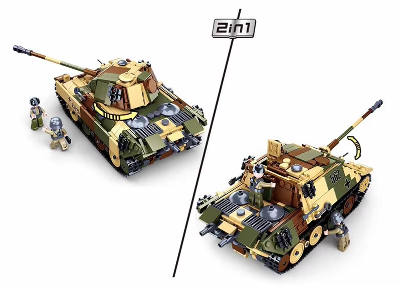 725PCS Blok Bangunan Tank Mili - Lego Compatible Military Tank ulasan dan harga