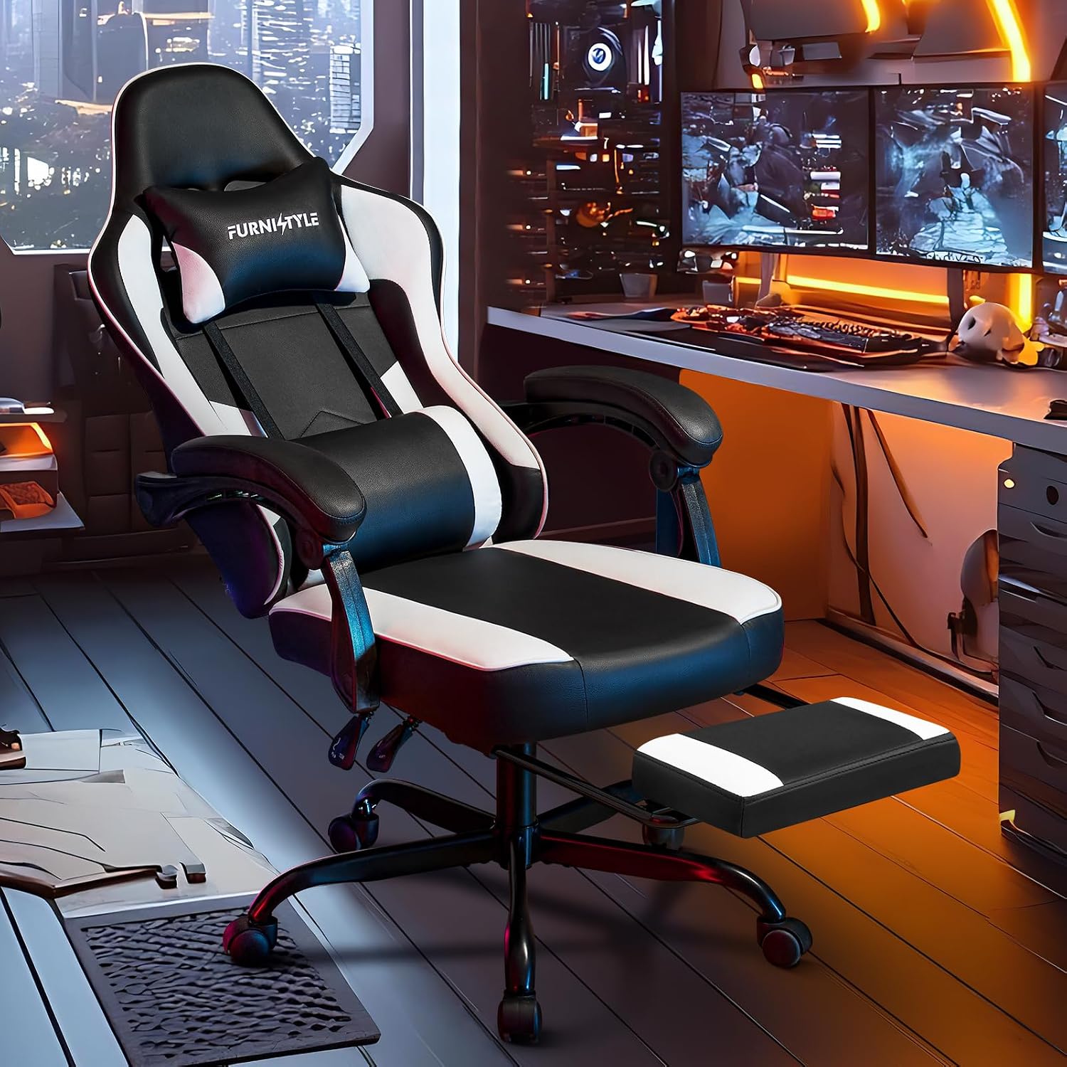 Kursi Gaming dengan Sandaran K - Video Games ulasan dan harga