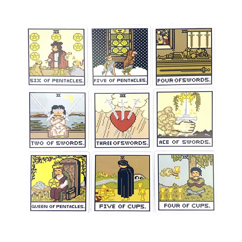 Kartu Tarot Fantasi 8 Bit, Ram - Tarot Cards Deck With Guidebook ulasan dan harga