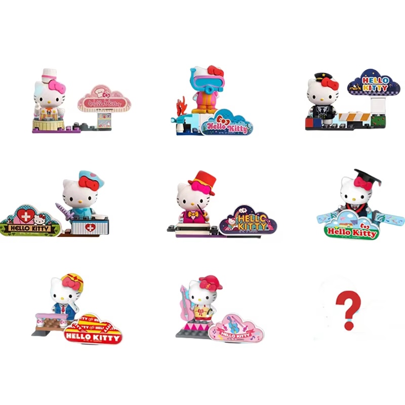 Sanrio Hello Kitty, Figur Aksi - Anime Action Figure Blind Box ulasan dan harga