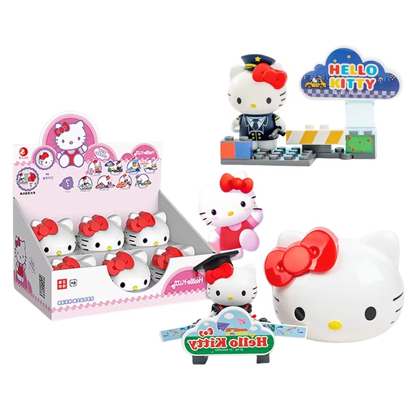 Sanrio Hello Kitty, Figur Aksi - Anime Action Figure Blind Box ulasan dan harga