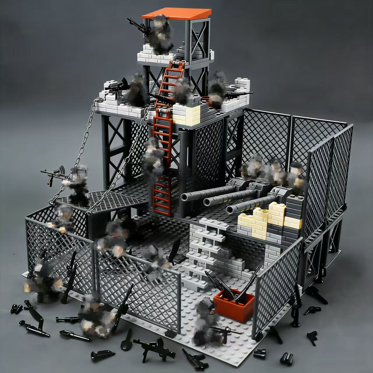 Batu Bata Bangunan Modular Pan - Lego Compatible Military Tank ulasan dan harga