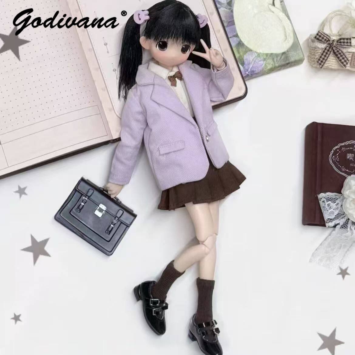 Pakaian Boneka Blythe/OB22/24/ - Bjd Doll 1 6 Full Set With Clothes ulasan dan harga