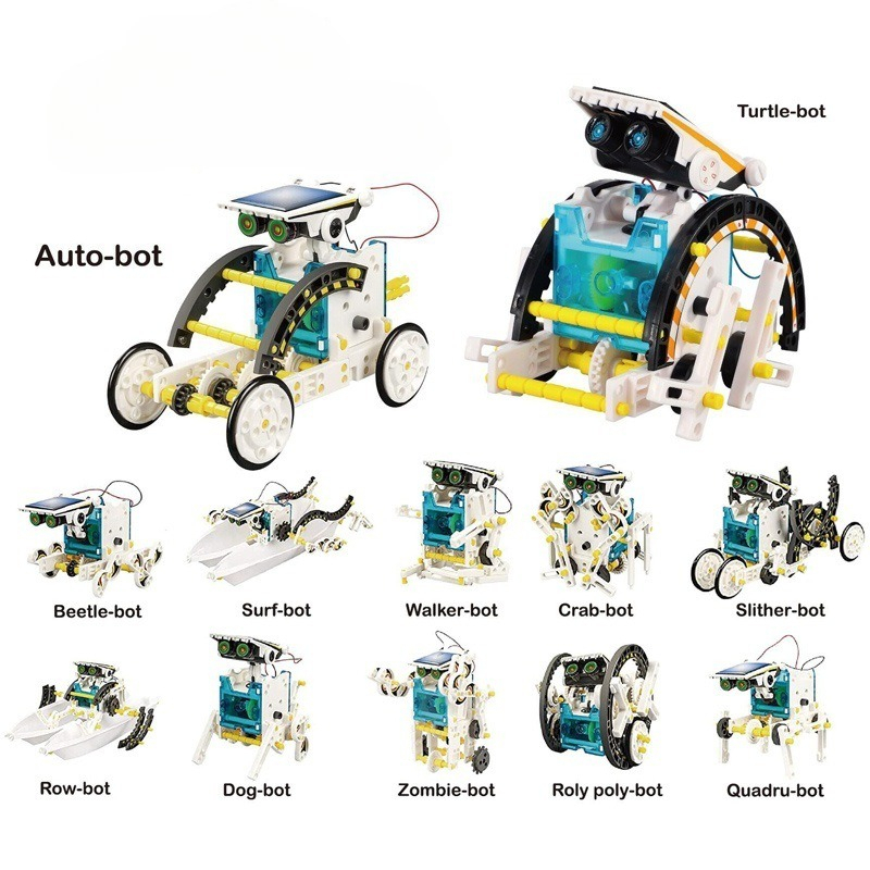 Kit Robot Surya DIY, Kit Ekspe - Stem Solar Robot Kit For Kids ulasan dan harga