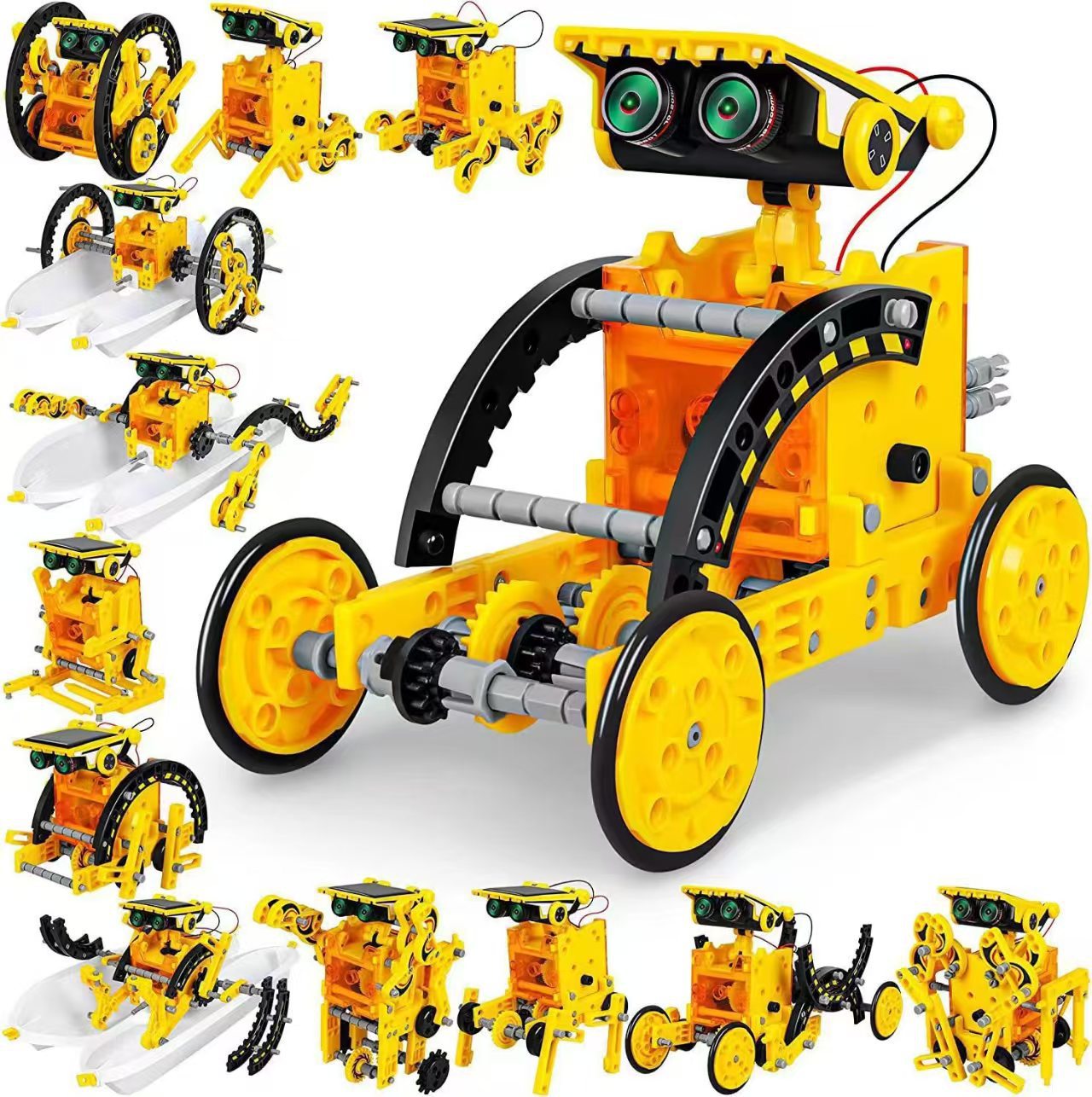 Kit Robot Surya DIY, Kit Ekspe - Stem Solar Robot Kit For Kids ulasan dan harga