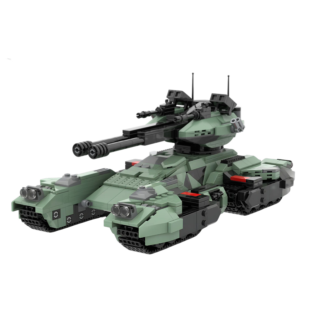 MOC UNSC Grizzly Tank Blok Ban - Lego Compatible Military Tank ulasan dan harga