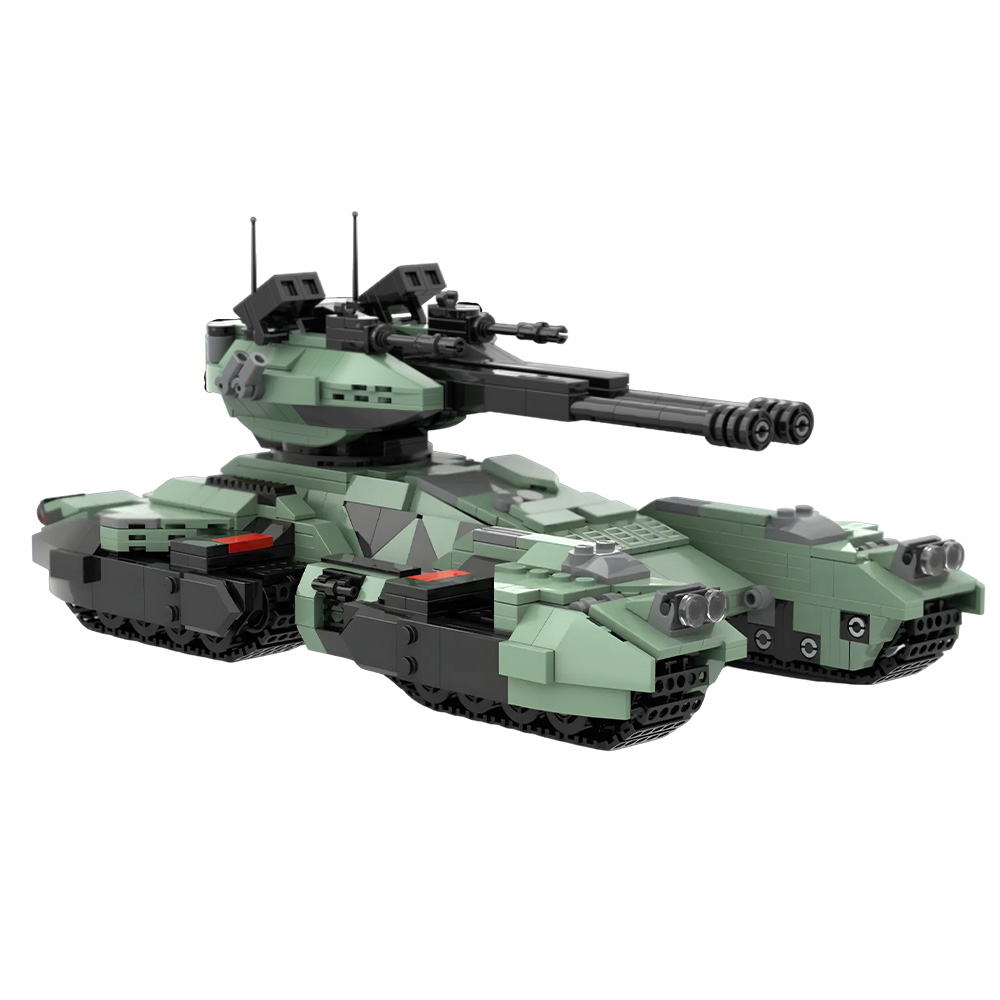 MOC UNSC Grizzly Tank Blok Ban - Lego Compatible Military Tank ulasan dan harga