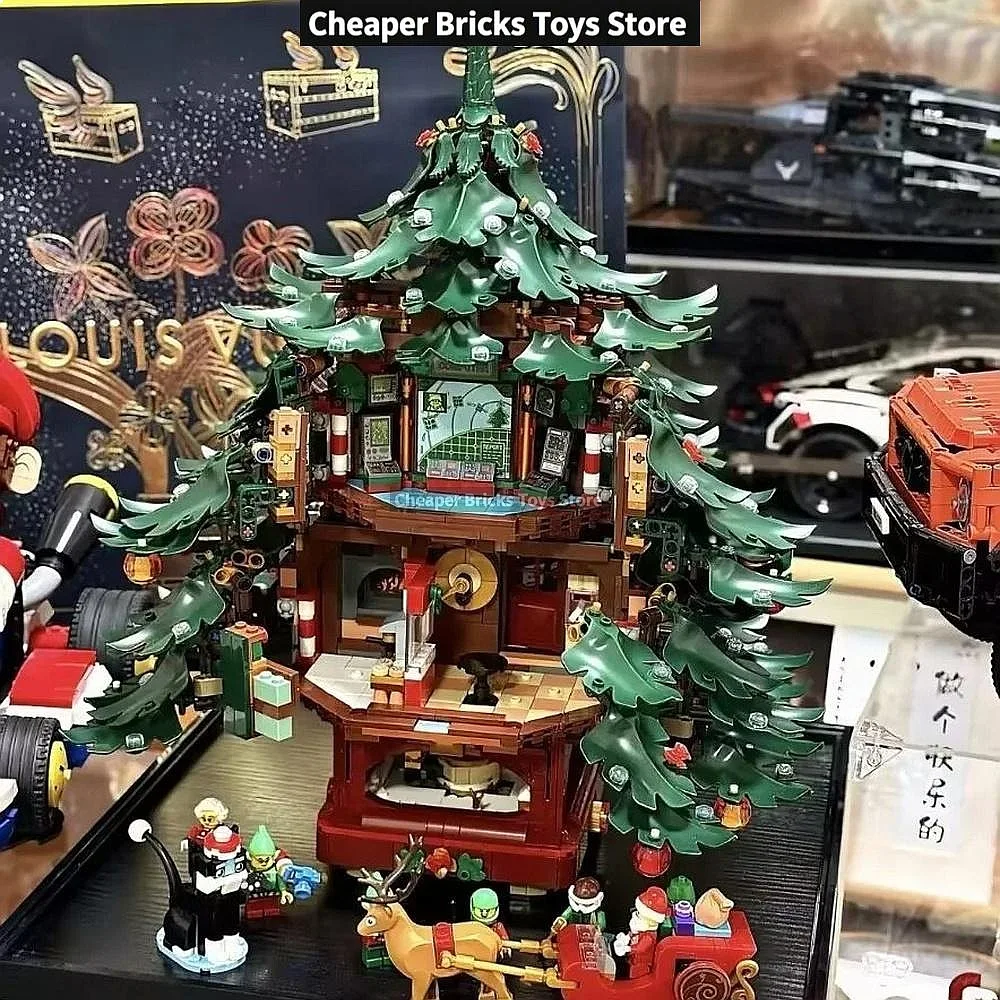 Model Balok Susun Pohon Natal  - Building Blocks ulasan dan harga