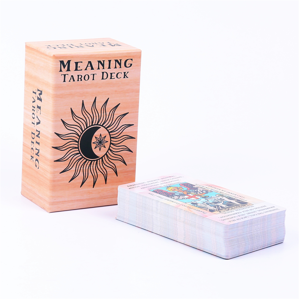 12*7cm berarti Tarot Deck di g - Tarot Cards Deck With Guidebook ulasan dan harga