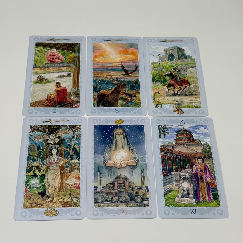 ТАРО СВЯЩЕННЫХ МЕСТ Versi Rusi - Tarot Cards Deck With Guidebook ulasan dan harga