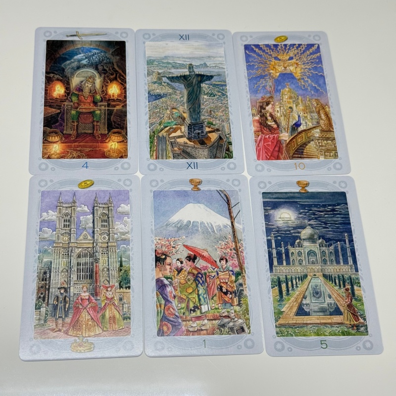 ТАРО СВЯЩЕННЫХ МЕСТ Versi Rusi - Tarot Cards Deck With Guidebook ulasan dan harga