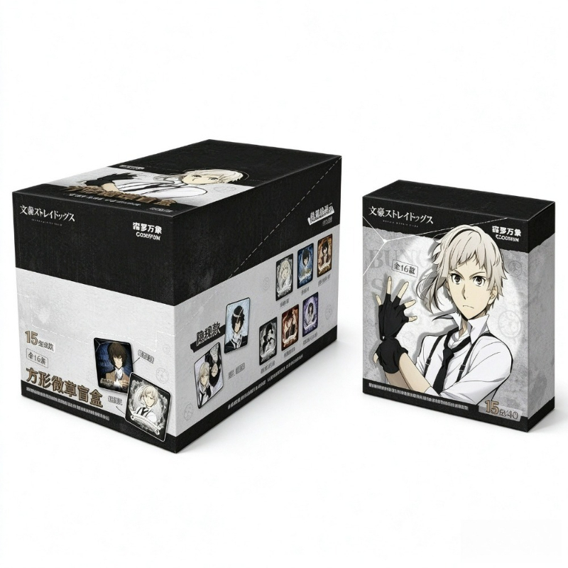 Bungo Stray Dogs, Lencana Pers - Anime Action Figure Blind Box ulasan dan harga