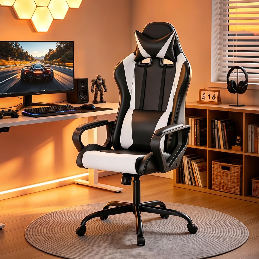Kursi Gaming Ergonomis untuk D - Video Games ulasan dan harga