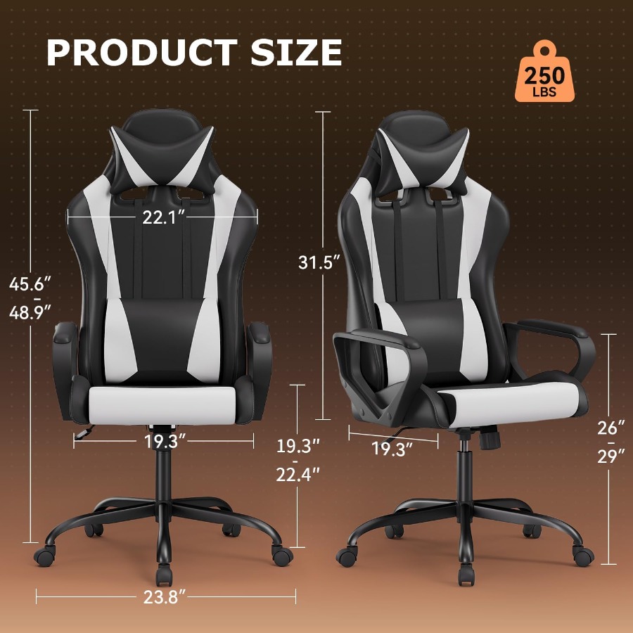 Kursi Gaming Ergonomis untuk D - Video Games ulasan dan harga
