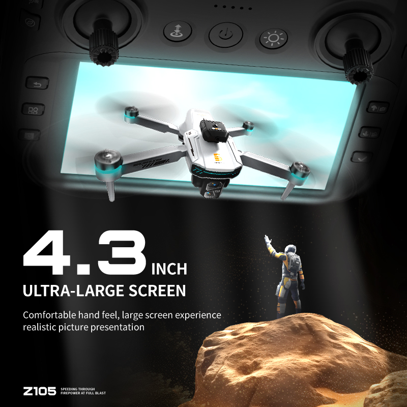 Z105 GPS Foldable RC Quadcopte - Fpv Brushless Rc Drone 4K ulasan dan harga