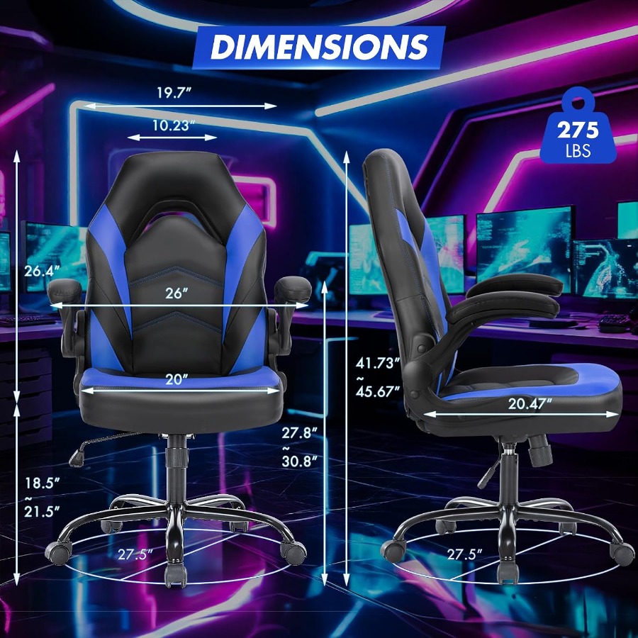 Kursi Meja Komputer, Kursi Gam - Video Games ulasan dan harga